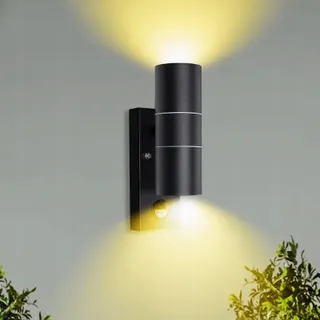 UNIKCST LED Buitenwandlamp Bewegingssensor GU10 IP44 Modern 230V