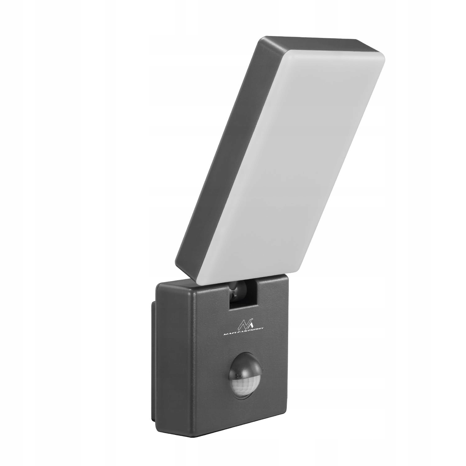 MACLEAN MCE516 LED Wandlamp Bewegingsmelder 10W IP65 800lm 4000K Grijs