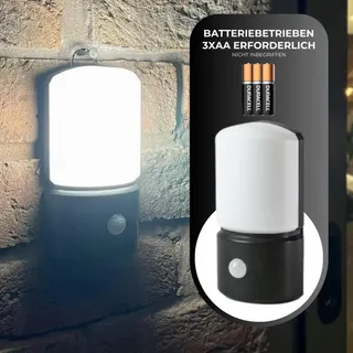 FESTIVE LIGHTS Buitenwandlamp LED Bewegingssensor Batterij IP44 — miniatuur 6