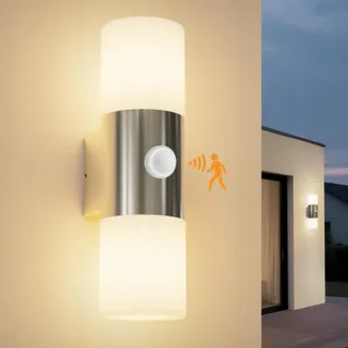 ALLESGUTE Buitenlamp Bewegingsmelder IP65 E27 Excl Lamp — miniatuur 1