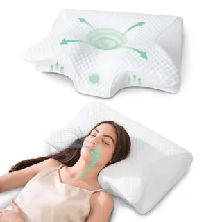 FEYIDEO Ergonomisch Nekkussen Memory Foam Alle Slaaphoudingen