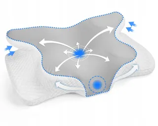 GAETHRA Orthopedisch Nekkussen Memory Foam Verstelbaar