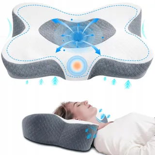 HOMESUIT Orthopedisch Kussen Anti-snurk Memory Foam Ergonomisch