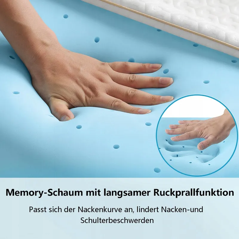 BEDSTORY Ergonomisch Gel Memory Foam Kussen 60x40 10cm — foto 3