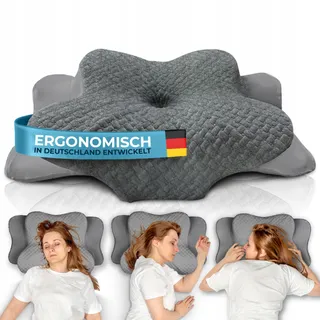 GLÜCKSTOFF Ergonomisch Memory Foam Kussen Alle Slaaphoudingen