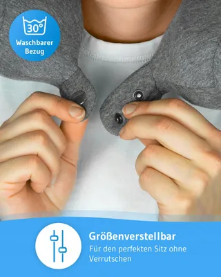 RONDAR Orthopedisch Nekkussen Memory Foam Vliegtuig Auto — miniatuur 3
