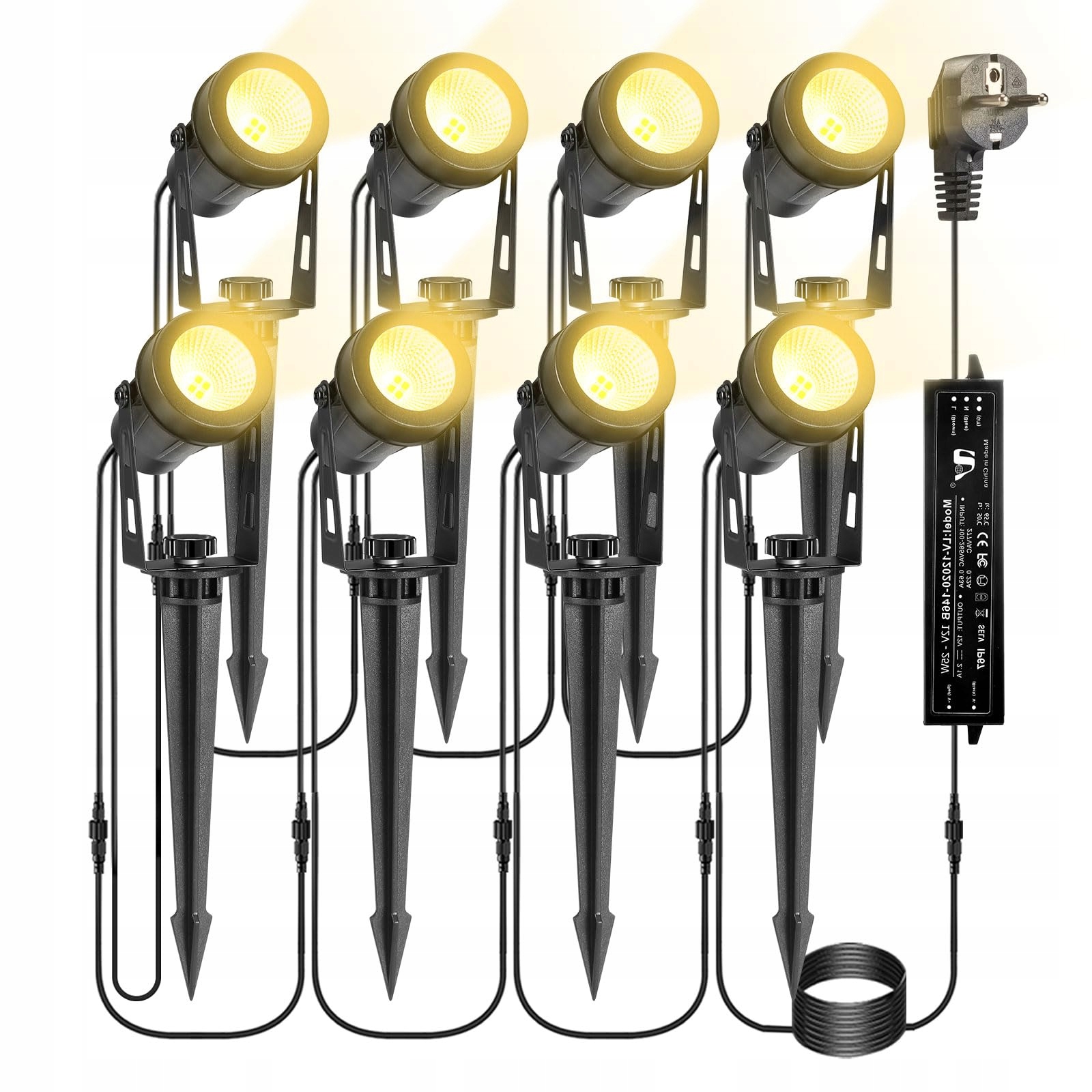 B-RIGHT LED Tuinverlichting 8 Stuks IP65 Waterdicht