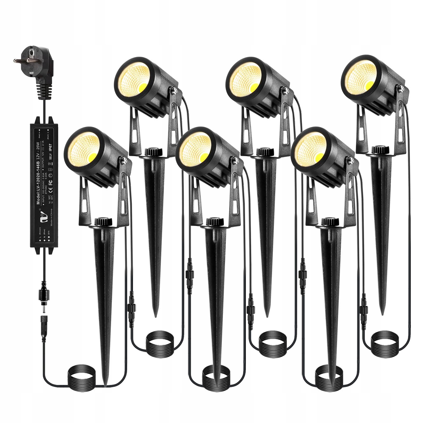 IRISECO LED Tuinverlichting 6x21m IP65 Waterdicht