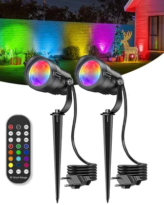 RGB LED Tuinverlichting 12W Afstandsbediening Waterdicht Bomen
