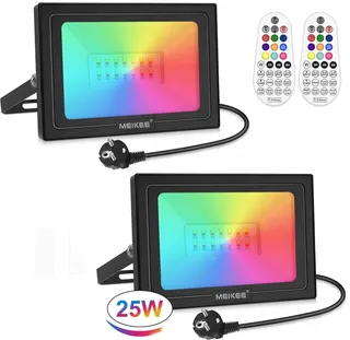 MEIKEE 25W RGB Schijnwerper Afstandsbediening IP66 2 Stuks