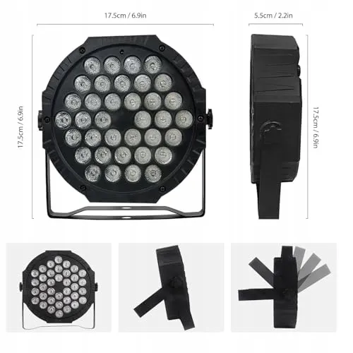 LED Par Schijnwerper 36 LED 72W RGB DMX512 Afstandsbediening — foto 6