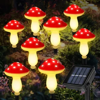 KYDUU Zonnelamp Paddenstoel Tuin Waterdicht