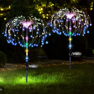 XRR Zonnelamp Vuurwerk 2 Stuks 120 LED 7 Kleuren