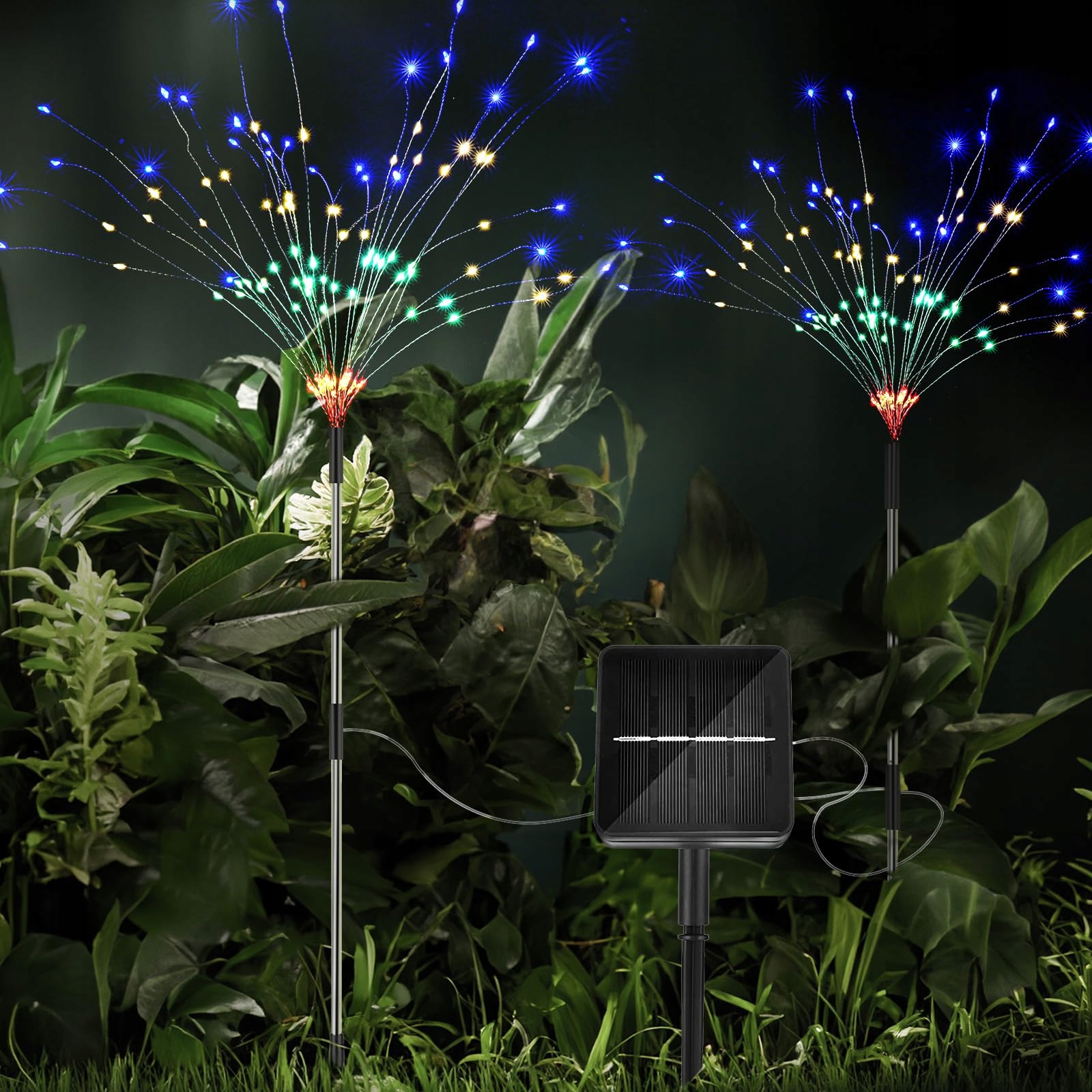 IFALARILA Solar Tuinverlichting 240 LED 1200mAh 2 Stuks
