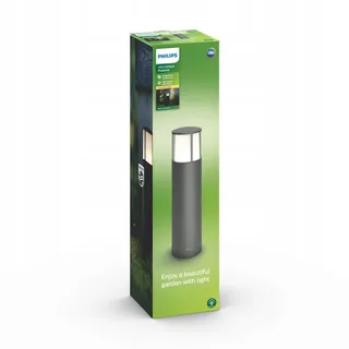 PHILIPS Stock LED Sokkellamp 6W Energiezuinig Antraciet
