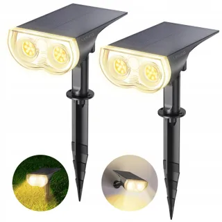LINKIND StarRay LED Zonnelamp IP65 800lm 3000K 2 Stuks