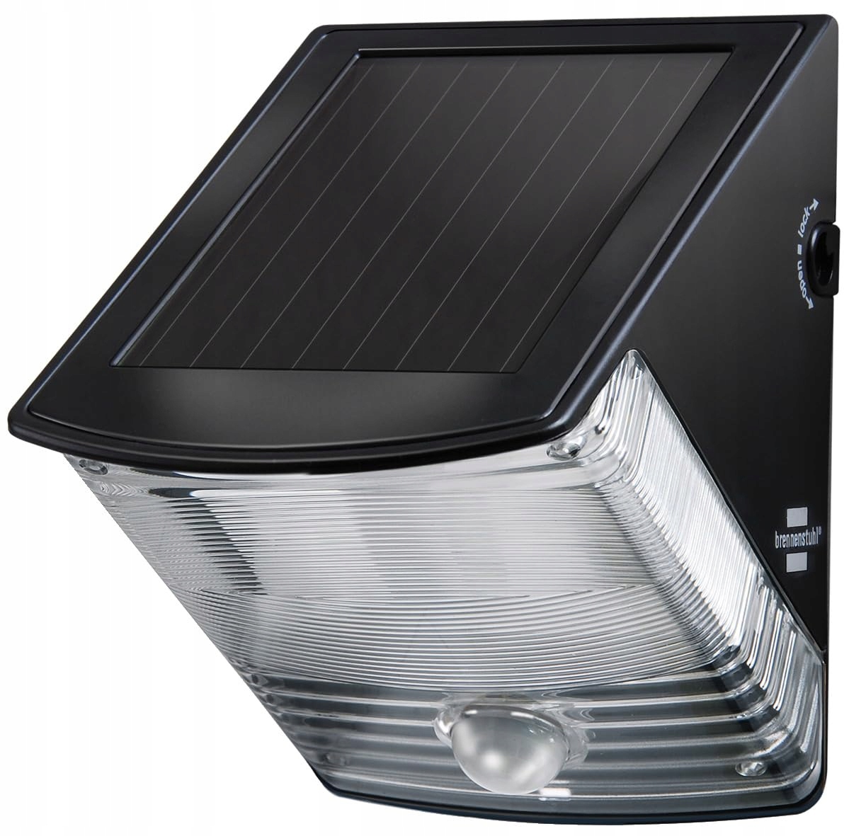 BRENNENSTUHL LED Solarlamp Bewegingssensor IP44 Zwart