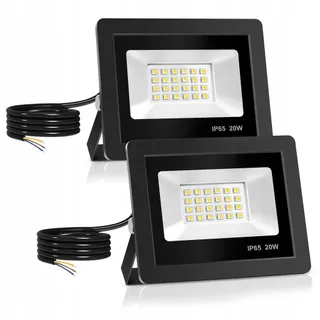 REALKY LED Schijnwerper Solar 20W 2000LM IP65