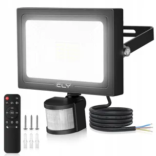CLY LED Schijnwerper Bewegingsmelder 25W Afstandsbediening IP66 6500K