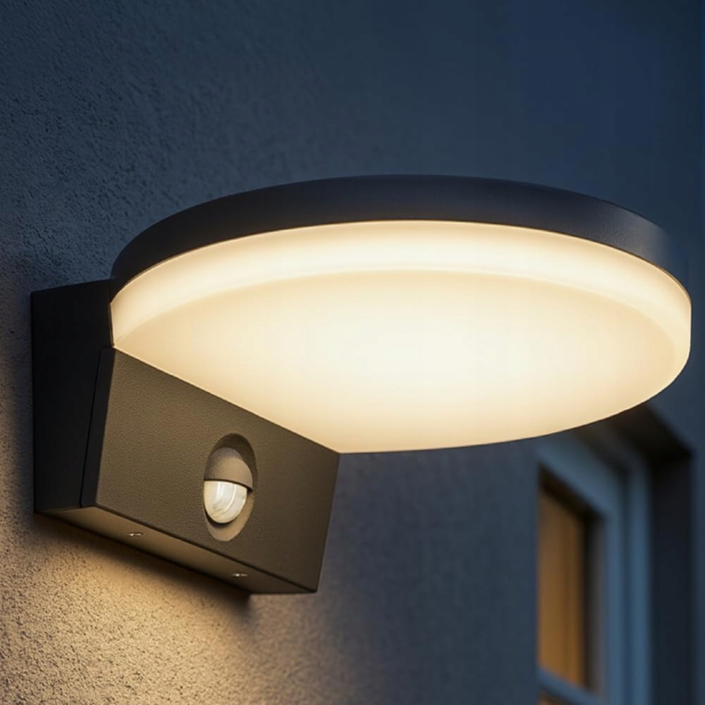 MIRATIC Buitenlamp Bewegingsmelder 1300lm IP65 4000K Grijs