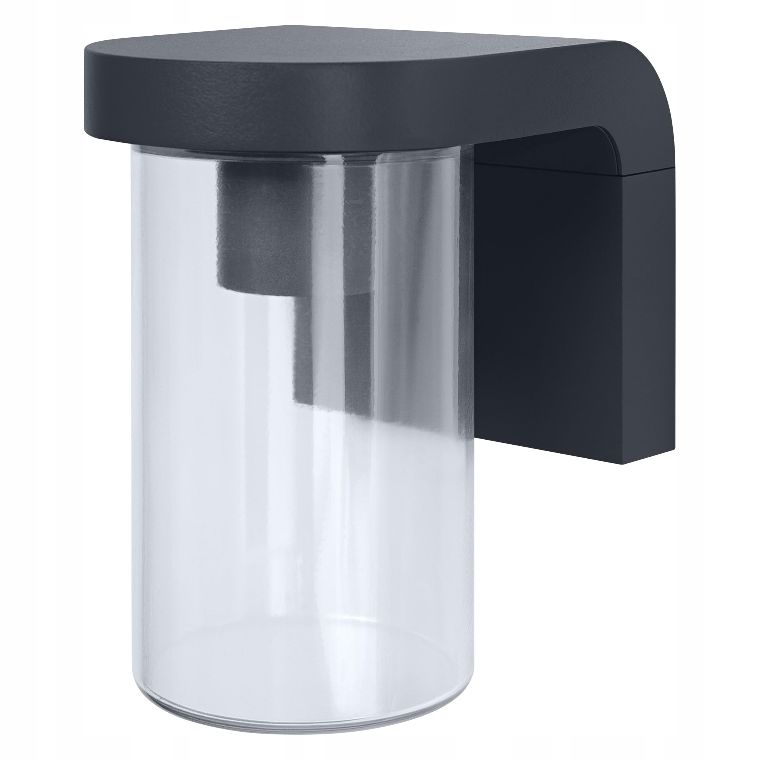 OSRAM Buitenwandlamp E27 Helder Glas Aluminium Donkergrijs IP44