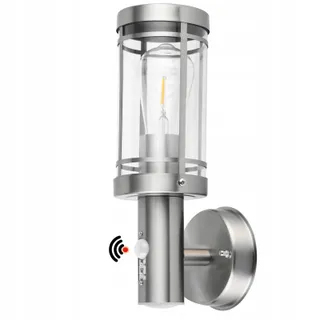 QFZWJ Buitenlamp Bewegingsmelder RVS IP44 E27 — miniatuur 1