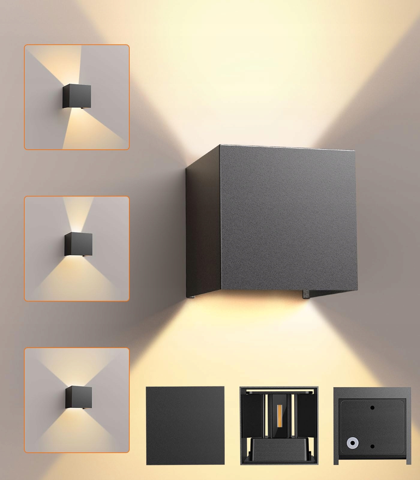 CLV LED Wandlamp Binnen Buiten 12W 1000LM IP65
