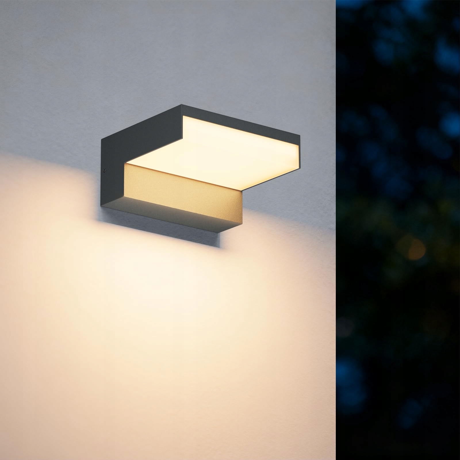 KLIGHTEN LED Buitenwandlamp 24W IP65 Warmwit Tuin Terras