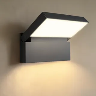 EBION LED Buitenlamp 18W IP54 Verstelbaar 4000K Antraciet