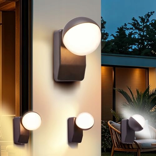 CELAVY LED Buitenlamp IP54 Antraciet Verstelbaar