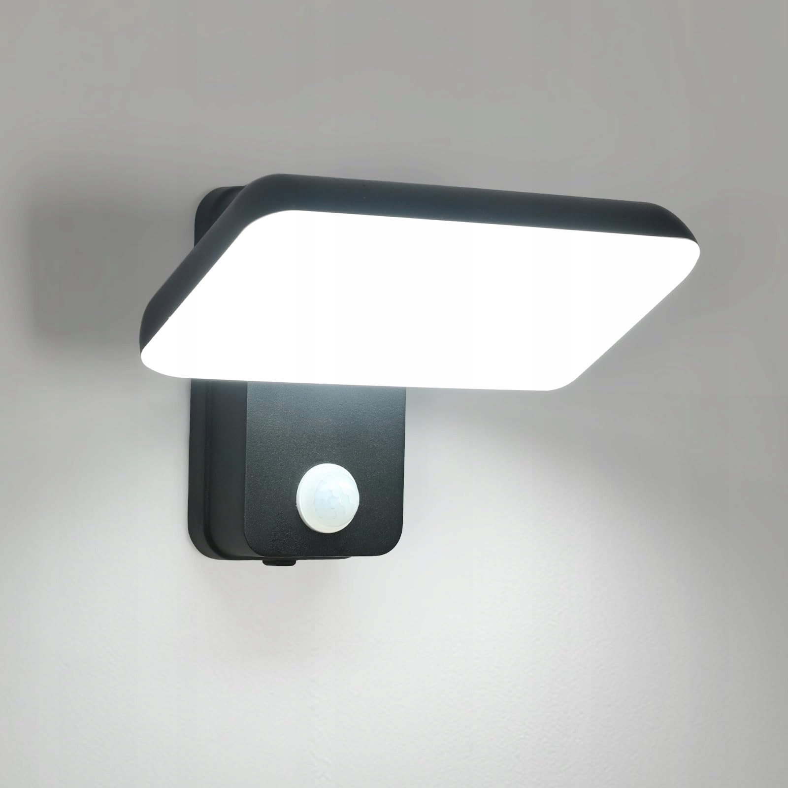 OSAIROUS Buitenlamp Bewegingsmelder 16W IP65 Draaibaar Zwart 6500K
