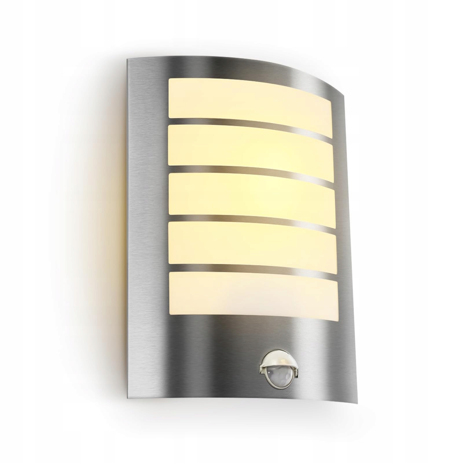 KERRY Buitenwandlamp Bewegingsmelder RVS IP44 E27
