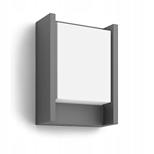 PHILIPS Arbour Buitenwandlamp 3,8W Warmwit Antraciet