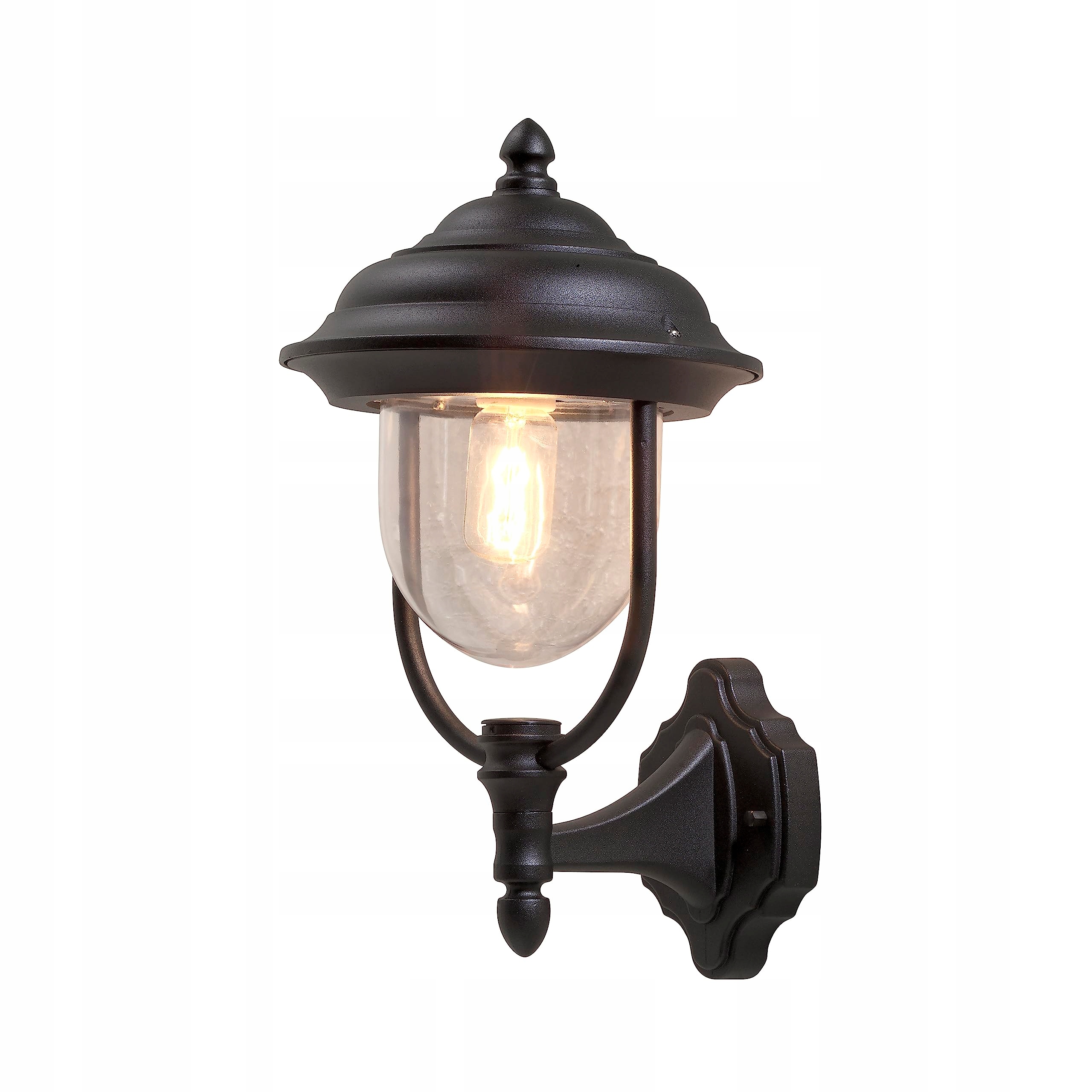 KONSTSMIDE Parma Buitenwandlamp Zwart Aluminium IP43 1x75W