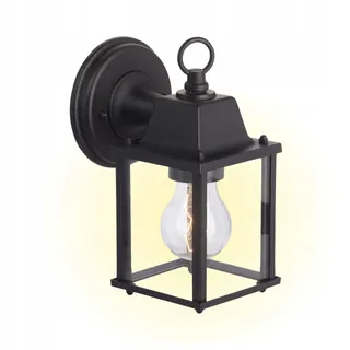 BRILLIANT Irvin Buitenwandlamp Zwart IP23 E27 LED — miniatuur 1
