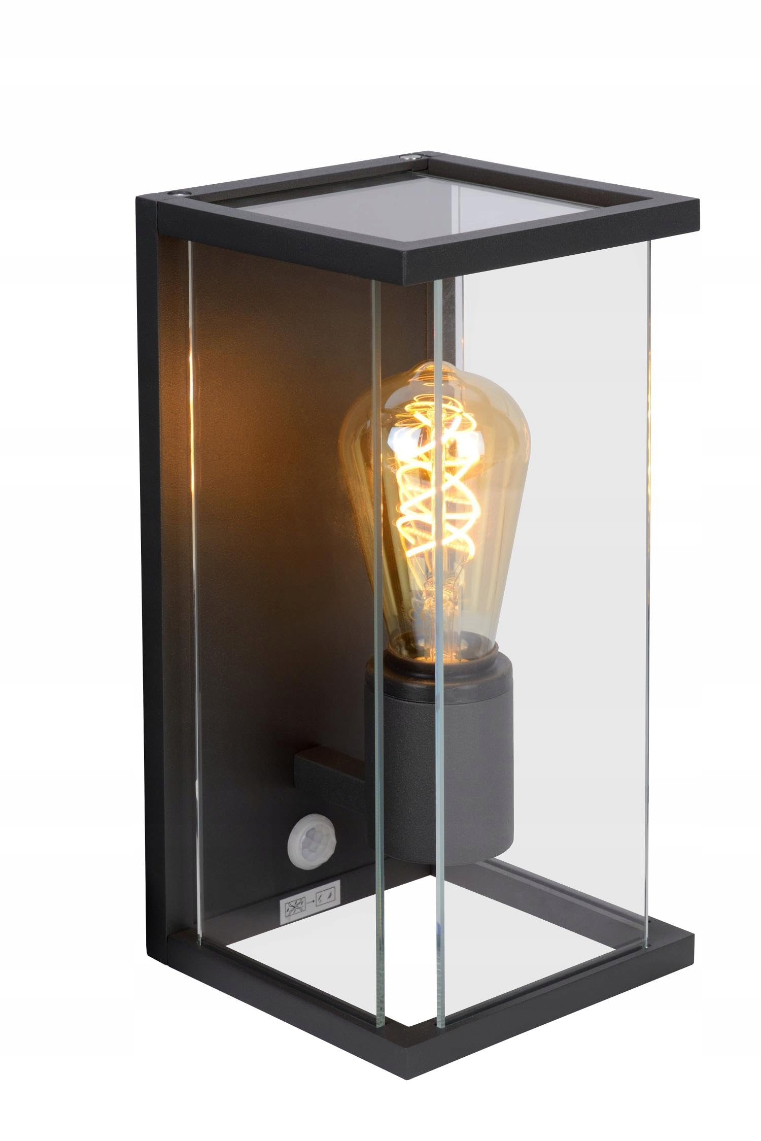 LUCIDE Claire Buitenwandlamp E27 IP54 Antraciet