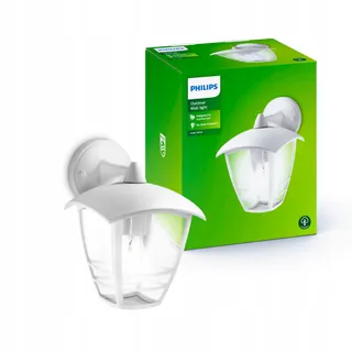 PHILIPS Creek Buitenwandlamp E27 Wit IP44 24cm