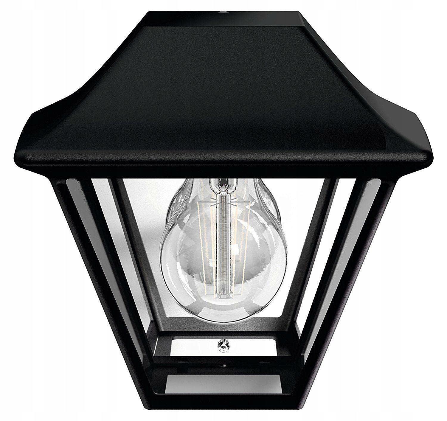 PHILIPS Alpenglow Buitenwandlamp IP44 Zwart E27