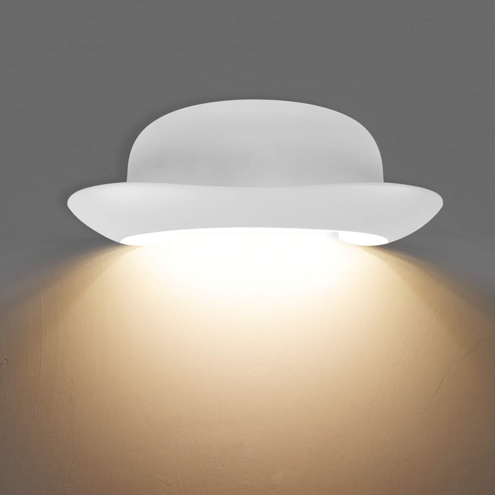KAWELL Moderne LED Wandlamp 12W IP65 Wit 3000K