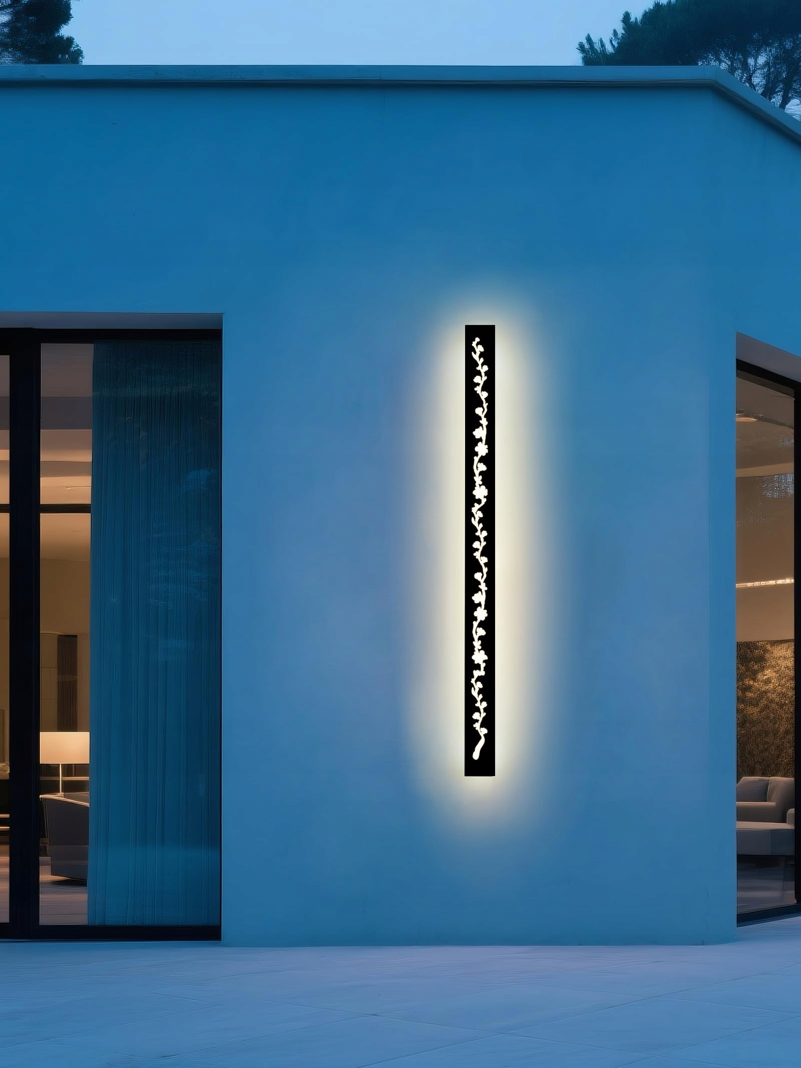 ANKBOY LED Buitenwandlamp IP65 Zwart 120cm 40W