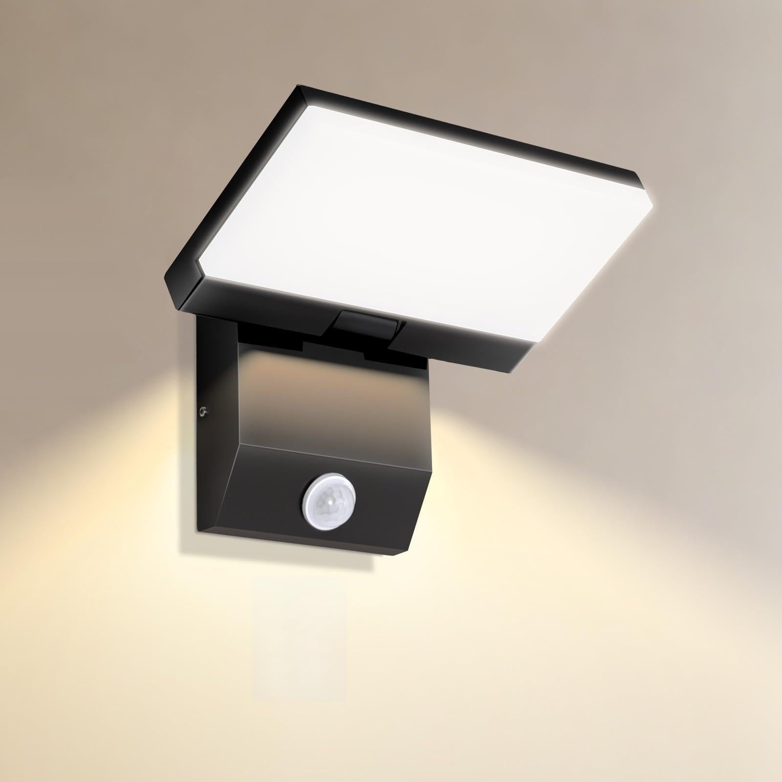 LED Wandlamp Modern Bewegingsmelder IP65 3000K 36W