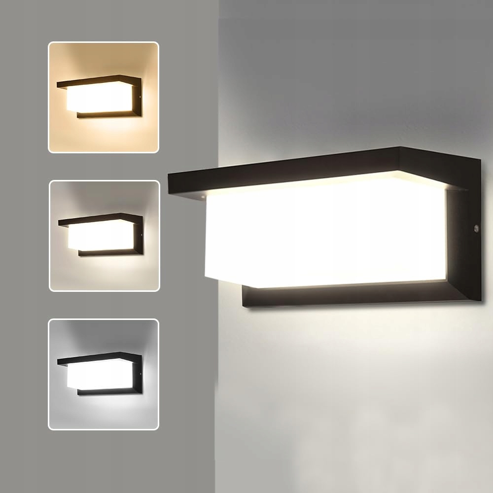 YICALE Buitenwandlamp IP65 18W 3000K 4000K 6500K