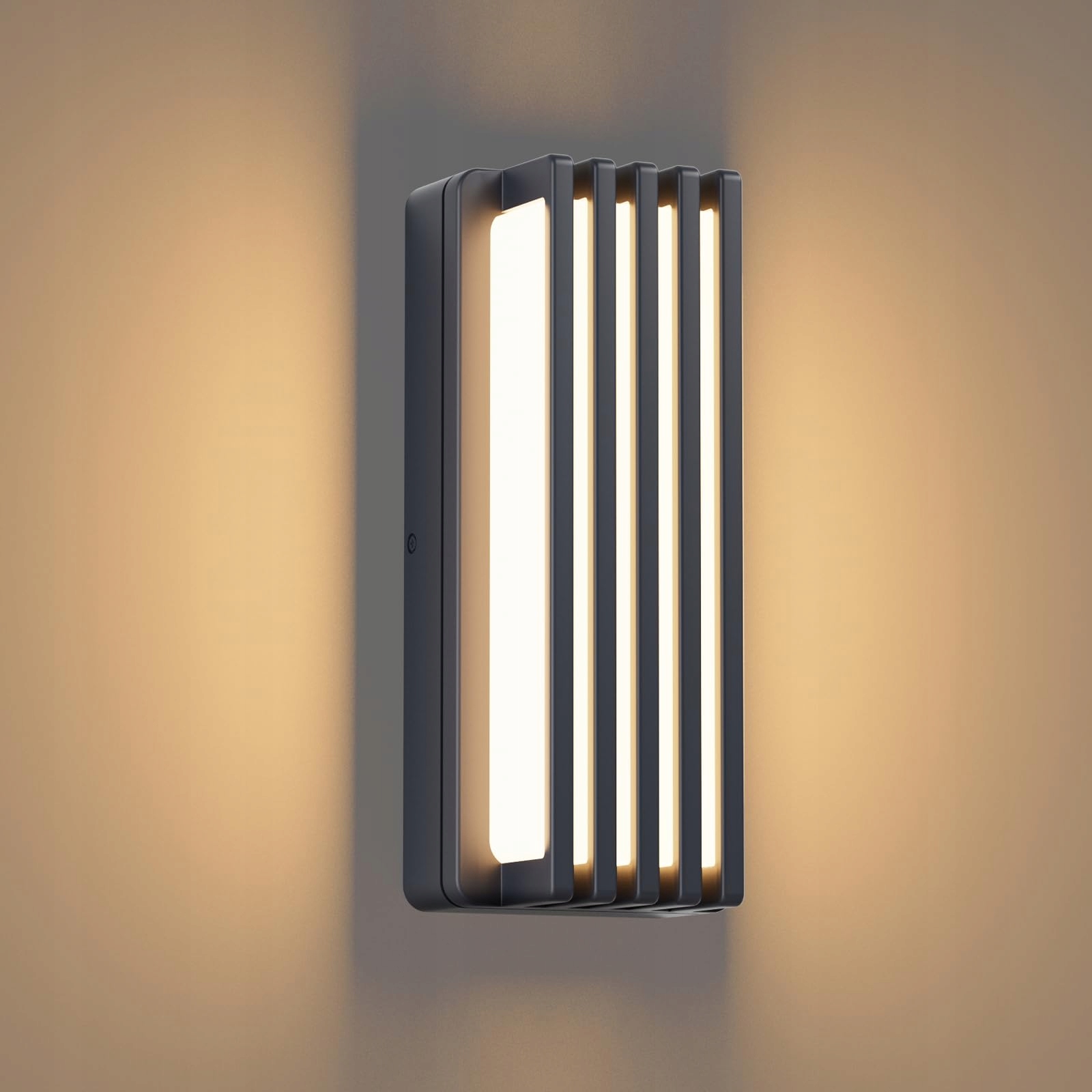 KLIGHTEN LED Buitenwandlamp 30W IP65 Warmwit Aluminium