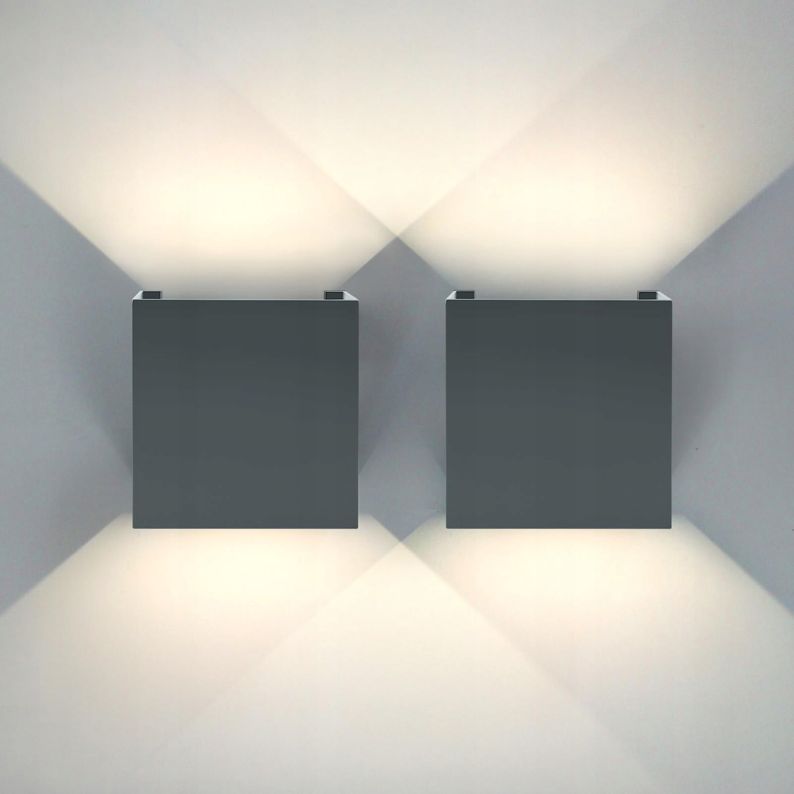 KERRY Set 2 LED Wandlamp 6W 3000K IP54 Waterdicht