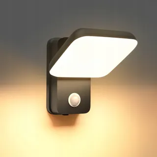 JVURICE Buitenwandlamp Bewegingsmelder IP65 Draaibaar Dimbaar