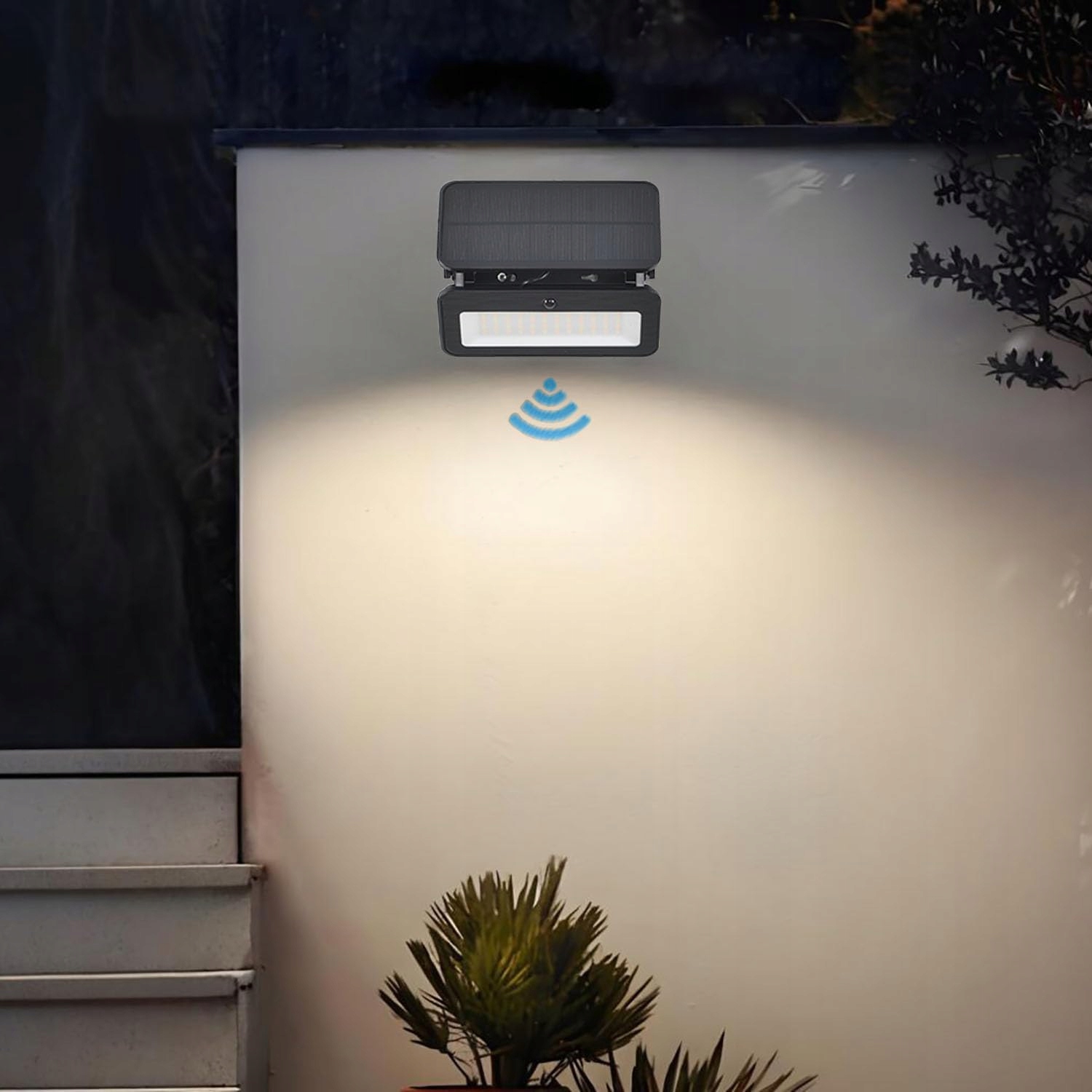 VOMI Solar LED Bewegingsmelder 6W IP65