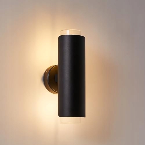 CELAVY Buitenlamp Zwart IP54 Up Down 2xE27