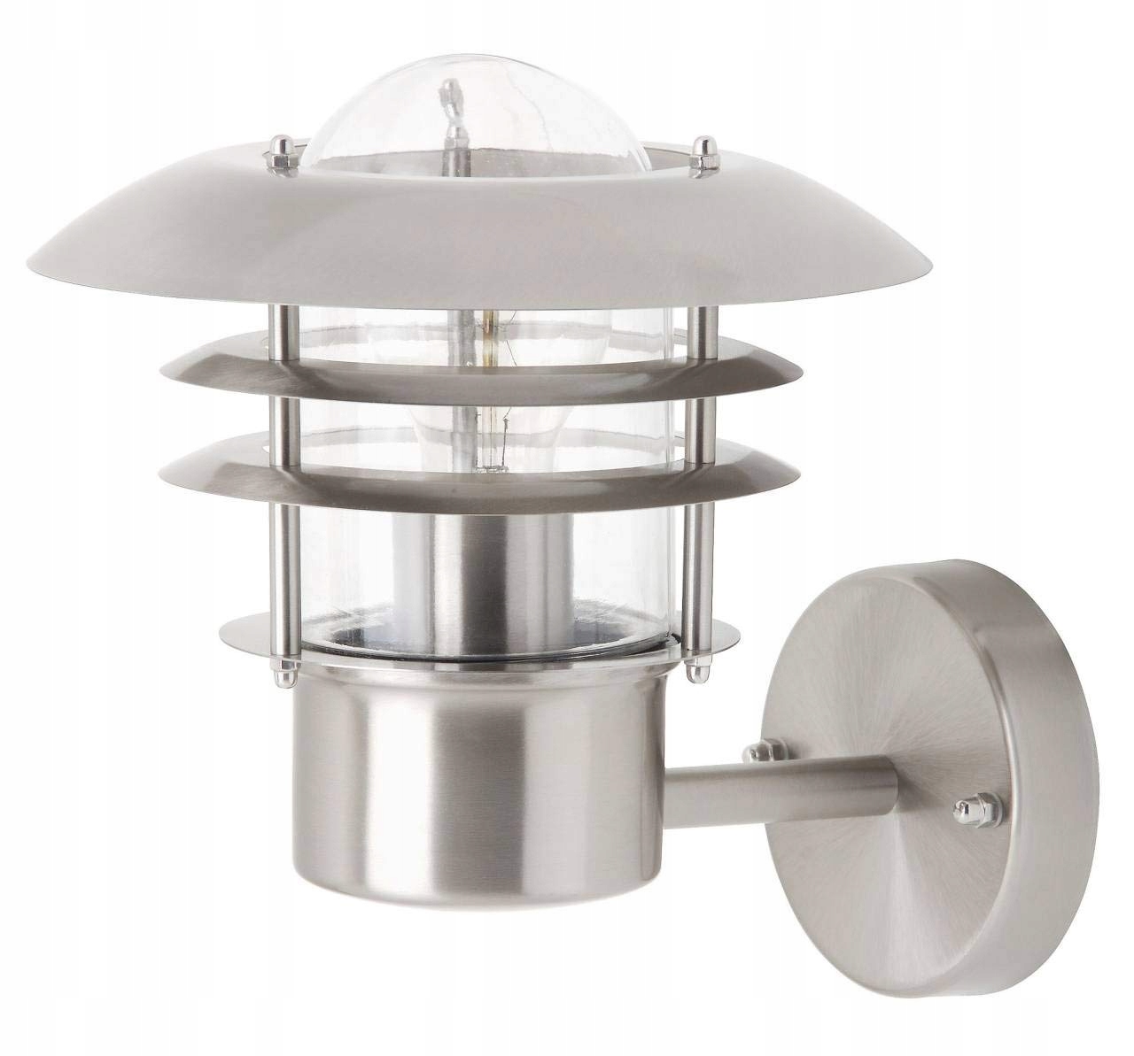 BRILLIANT Terrence Staande Buitenwandlamp RVS E27 60W LED