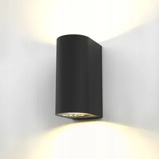 B.K.LICHT LED Buitenwandlamp GU10 5W 400lm Zwart