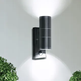 UNIKCST Moderne LED Buitenlamp Bewegingsmelder GU10 IP44